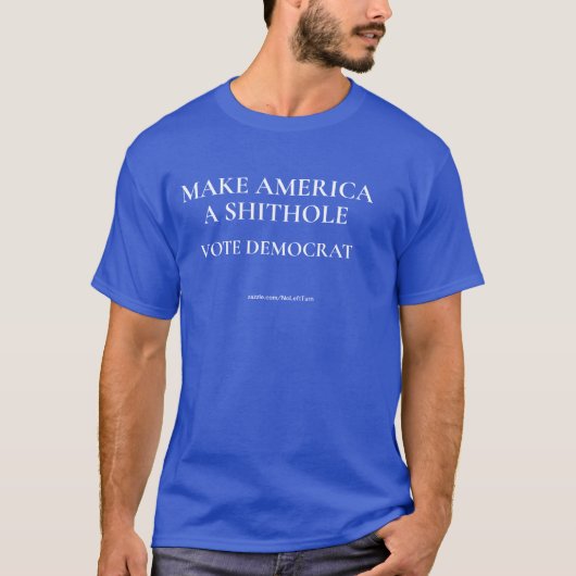 アメリカを選挙民主権にする Tシャツ (正面)