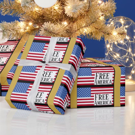 アメリカを飾る包装紙 ラッピングペーパー (クリスマス)
