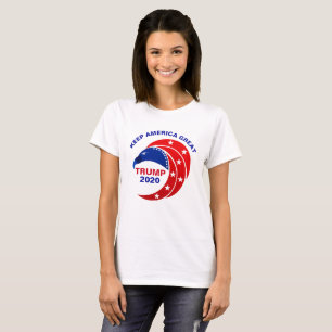 アメリカを2020人のアメリカ人のワシを切札で取ること素晴らしい再度保っ Tシャツ