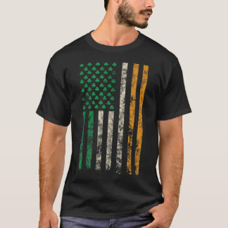 アメリカアイルランド国旗Shamrock TシャツSt patricks Tシャツ