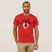 アメリカアカオオカミのワイシャツ Tシャツ (正面フル)