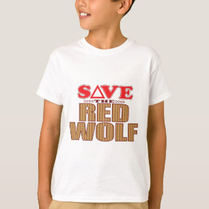 アメリカアカオオカミの保存 Tシャツ