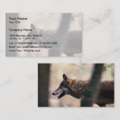 アメリカアカオオカミ 名刺 (正面/裏面)