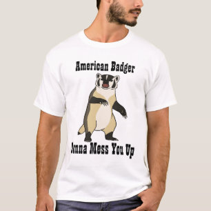 アメリカアナグマ Tシャツ