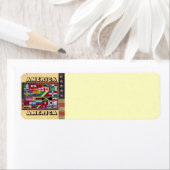 アメリカアメリカ住所 シール (インサイチュ)