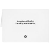 アメリカアリゲーター (裏面横)