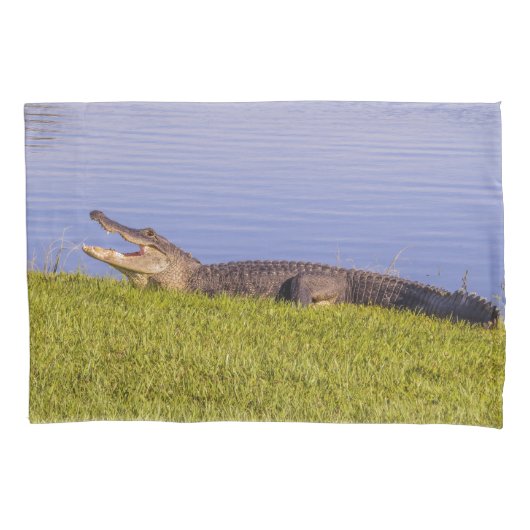 アメリカアリゲーター 枕カバー (正面左)