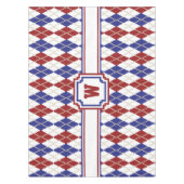 アメリカアーガイルナ テーブルクロス (正面)