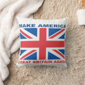 アメリカイギリスを再度作って下さい クッション (ブランケット)