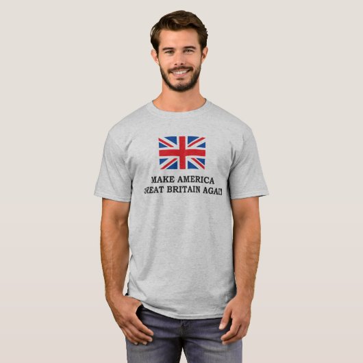 アメリカイギリスを再度作って下さい Tシャツ (正面フル)