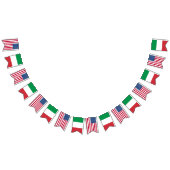 アメリカイタリアンの友情 バンティングフラッグ (全)