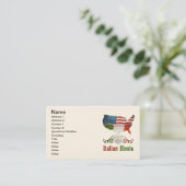 アメリカイタリアンの名刺 名刺 (スタンド正面)