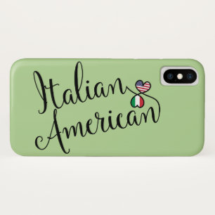 アメリカイタリアンの絡み合ったハートの携帯電話ケース iPhone X ケース