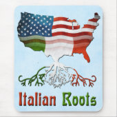 アメリカイタリアンルーツマウスマット マウスパッド (正面)