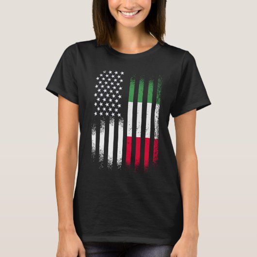 アメリカイタリアン伝統月イタリアパトリオットが成長 Tシャツ (正面)