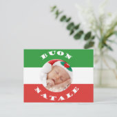 アメリカイタリアン合衆国カスタムの写真クリスマスポストカード シーズンポストカード (スタンド正面)