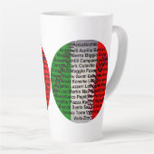 アメリカイタリアン野球選手 カフェラテマグ (右アングル)