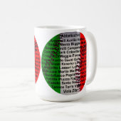 アメリカイタリアン野球選手 コーヒーマグカップ (正面右)