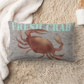 アメリカイチョウガニの装飾用クッション ランバークッション (ブランケット)