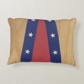 アメリカインスパイアアート | フラッグス、ジェルシー、7月4日 アクセントクッション (裏面)