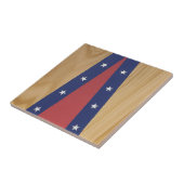 アメリカインスパイアアート | フラッグス、ジェルシー、7月4日 タイル (側面)