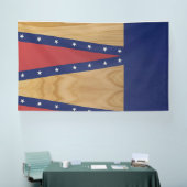 アメリカインスパイアアート | フラッグス、ジェルシー、7月4日 横断幕 (トレードショー)