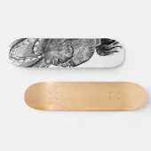 アメリカインディアンのスケートボード スケートボード (横)