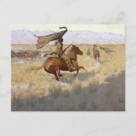 アメリカインディアンのスタンピード ポストカード