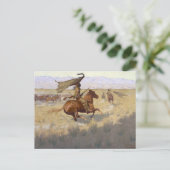 アメリカインディアンのスタンピード ポストカード (スタンド正面)