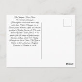 アメリカインディアンのスタンピード ポストカード (裏面)