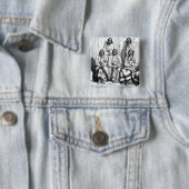 アメリカインディアンのボタン 缶バッジ (インサイチュ)