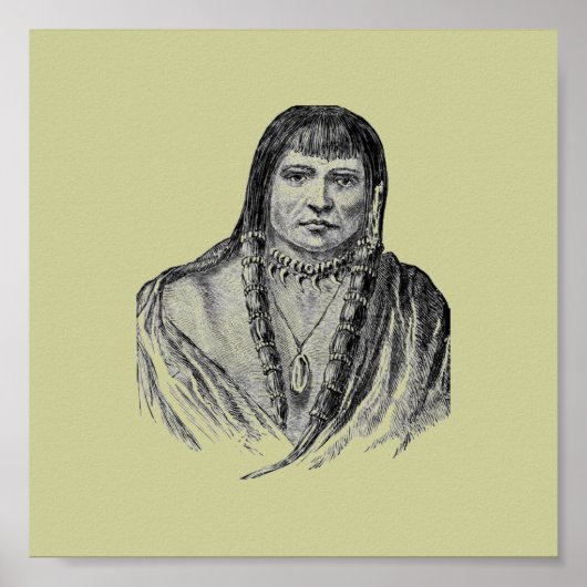 アメリカインディアンのポスター ポスター (正面)