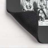 アメリカインディアンのマウスパッド マウスパッド (コーナー)