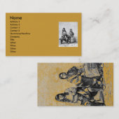 アメリカインディアンの名刺 名刺 (正面/裏面)