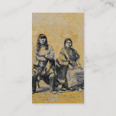 アメリカインディアンの名刺 名刺 (裏面)