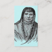 アメリカインディアンの名刺 名刺 (裏面)