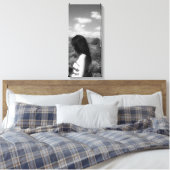 アメリカインディアンの少女 キャンバスプリント (インサイチュ (寝室))