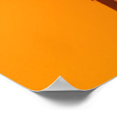 アメリカインディアンの男の羽ビンテージのポスター ポスター (角)