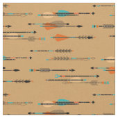 アメリカインディアンの矢 ファブリック (クローズアップ)