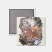 アメリカインディアンの結婚初夜のヴィグネット マグネット (正面/裏面)