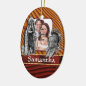 アメリカインディアンの責任者 セラミックオーナメント (左)