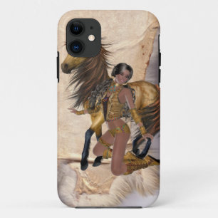 アメリカインディアンプリンセスと馬 iPhone 11 ケース