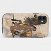 アメリカインディアンプリンセスと馬 Case-Mate iPhoneケース (裏面(横))