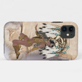 アメリカインディアンプリンセス曼荼羅 Case-Mate iPhoneケース (裏面(横))