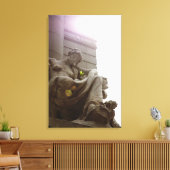 アメリカインディアン国立博物館像 キャンバスプリント (インサイチュ (リビング))