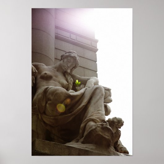 アメリカインディアン国立博物館像 ポスター (正面)