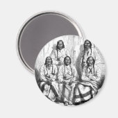 アメリカインディアン磁石 マグネット (正面/裏面)