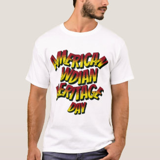アメリカインディアン遺  産家 Tシャツ