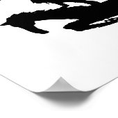 アメリカインディアン・オン・ホース・インク・スケッチ・アート・ポスター ポスター (角)