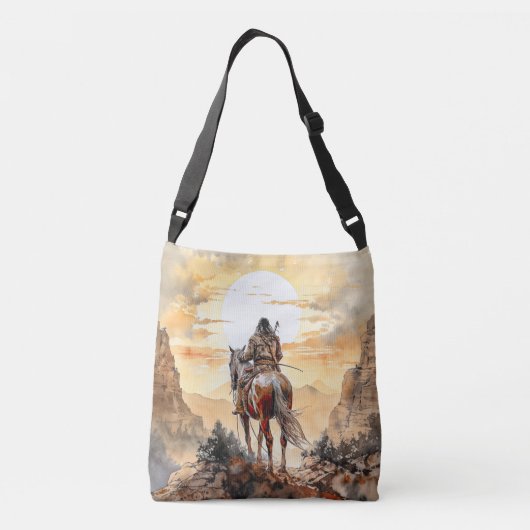 アメリカインディアン クロスボディバッグ (裏面)